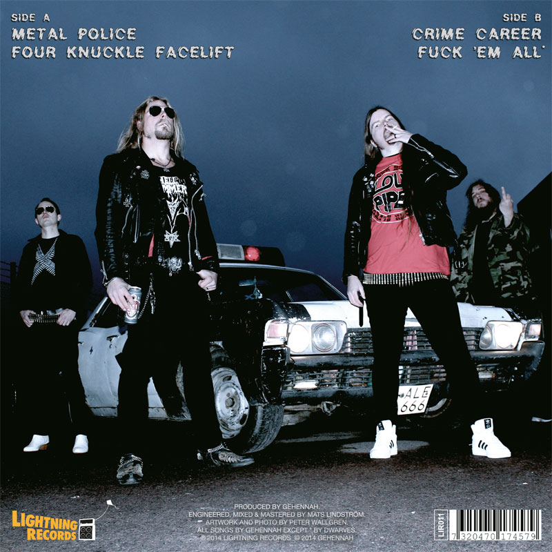 LIR011 Gehennah – Metal Police (7″)